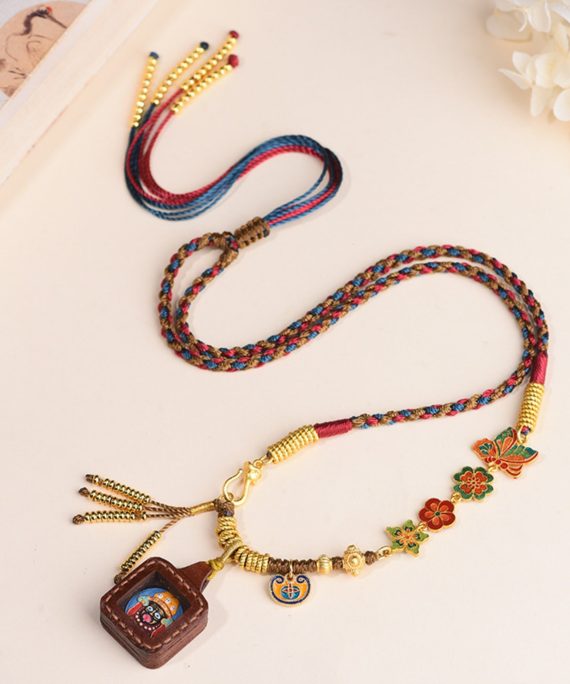 Zakiram Thangka Necklace