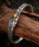 Zakiram Tibetan Buddhist Sterling Silver Bracelet