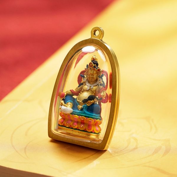 Mysterious giftsAura Hand-Carved Tibetan Buddha Pendant Necklace